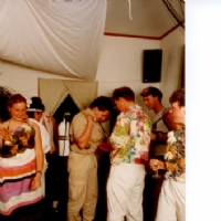 En warm daar binnen.